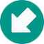 Diagonal arrow icon 64x64