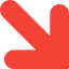 Diagonal arrow icon 64x64