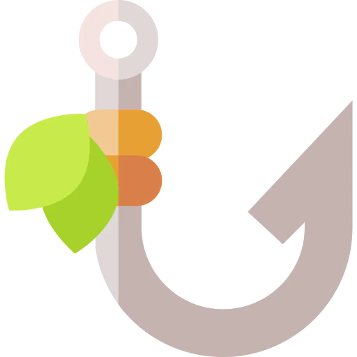 Fish hook icon