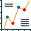 Bar chart icon 64x64