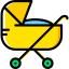 Baby stroller icon 64x64
