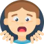 Scared icon 64x64