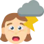 Scared icon 64x64