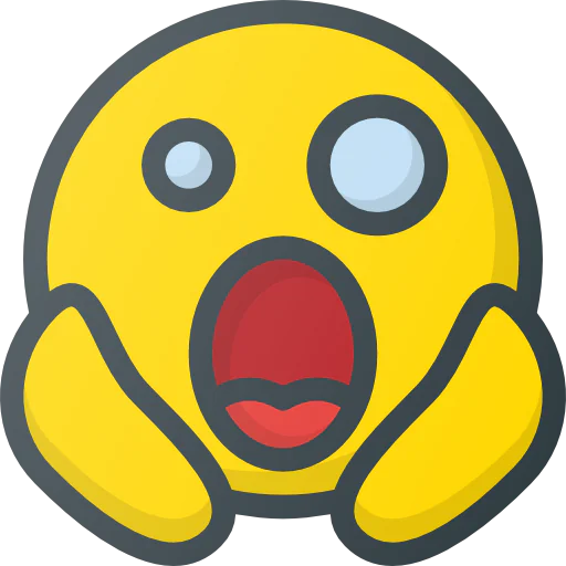 Scared icon