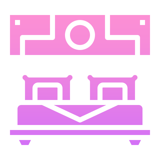 Double bed icon