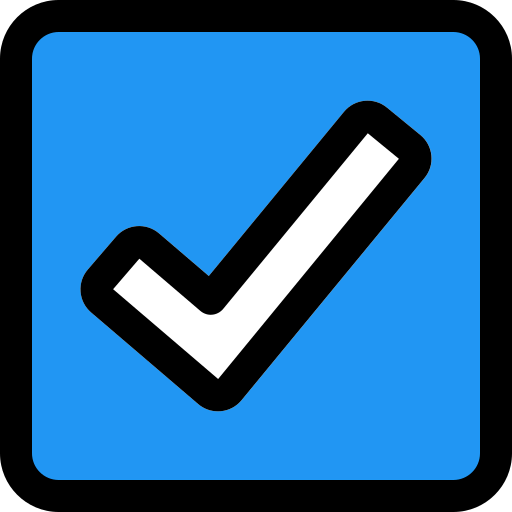 Tick mark icon