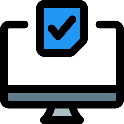Desktop computer icon