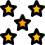 5 stars biểu tượng 64x64