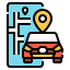 Rent a car icon 64x64