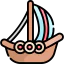 Viking ship ícone 64x64