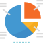 Pie chart icon 64x64