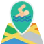 Swimming pool icon 64x64