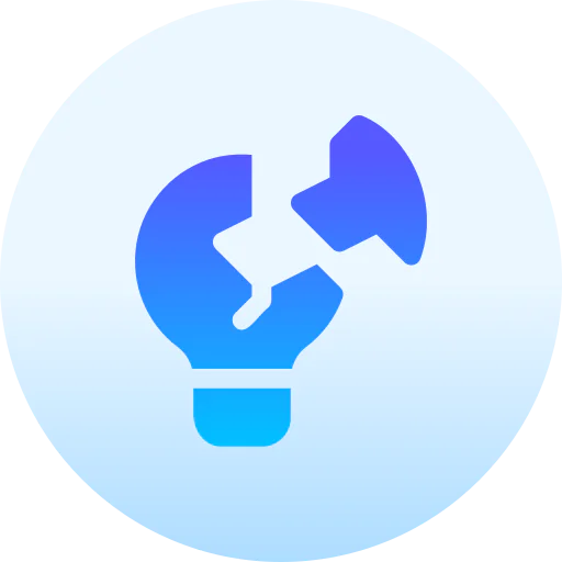 Broken icon