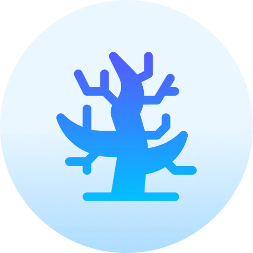 Dry tree icon