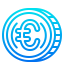 Euro coin icon 64x64