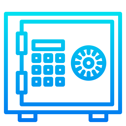 Safe box icon