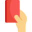 Red card icon 64x64