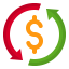Money flow icon 64x64