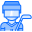 Hockey player icon 64x64