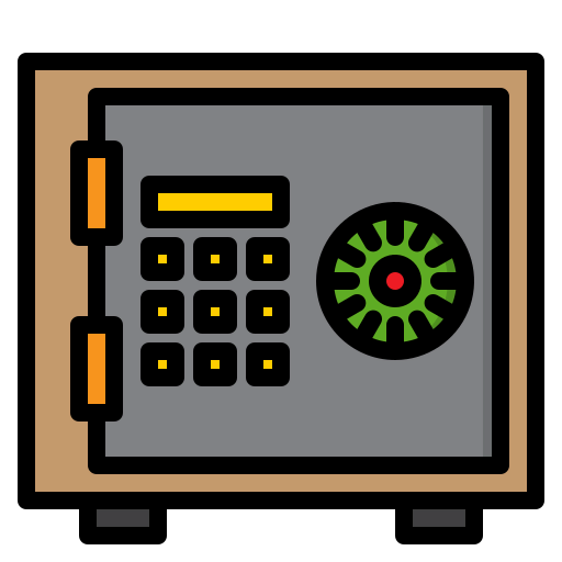 Safe box icon