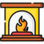 Fireplace icon 64x64