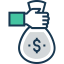 Money bag icon 64x64
