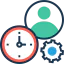 Wall clock icon 64x64