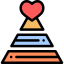 Pyramid chart icon 64x64