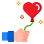 Heart balloon icône 64x64
