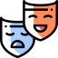 Theater masks icon 64x64
