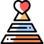 Pyramid chart icon 64x64
