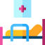 Medical bed icon 64x64