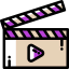 Clapperboard icon 64x64