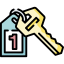 Hotel key icon 64x64