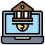 Online banking icon 64x64
