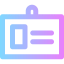 Id card icon 64x64
