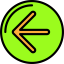 Left arrow Ikona 64x64