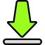 Down arrow Ikona 64x64