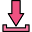 Down arrow Ikona 64x64