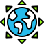 Planet earth Symbol 64x64