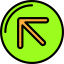 Diagonal arrow Symbol 64x64