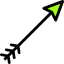 Diagonal arrow Symbol 64x64