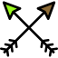 Diagonal arrows biểu tượng 64x64