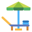 Beach chair ícono 64x64