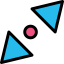 Diagonal arrows biểu tượng 64x64