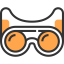 Safety glasses icon 64x64