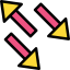 Diagonal arrows biểu tượng 64x64