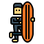 Surfboard icon 64x64