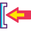 Left arrow ícone 64x64