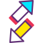 Diagonal arrows biểu tượng 64x64